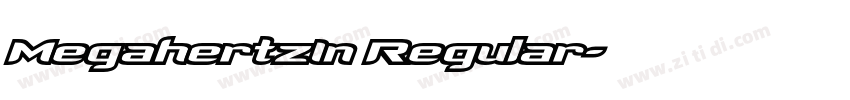 MegahertzIn Regular字体转换
